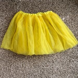 Bright Yellow Tulle Skirt